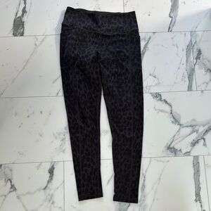 Victoria's Secret Black and Gray Animal Print Leggings